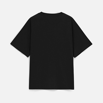 Футболка унисекс оверсайз T2, черная