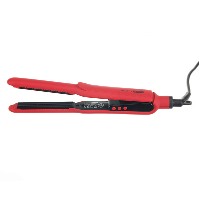 Щипцы-гофре для волос DEWAL BEAUTY Comfort 15x95 мм, красные (Красный)