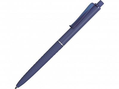 Ручка пластиковая soft-touch шариковая Plane (Синий)