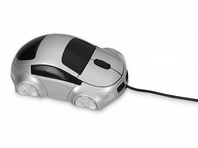 Мышь компьютерная Авто (Серебристый/черный)