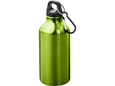 Бутылка для воды с карабином Oregon, 400 мл (Зеленое яблоко)