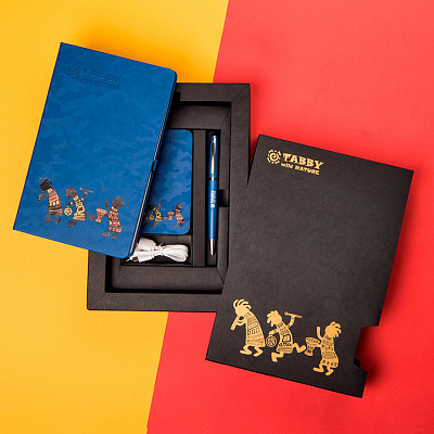 Универсальный аккумулятор "Tabby" (5000mAh), синий, 7,5х12,1х1,1см