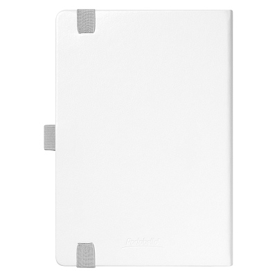 Ежедневник Galaxy недатированный, жесткая обложка, срез голограф. фольга, белый