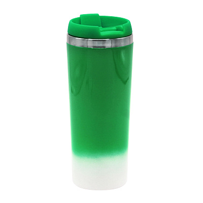 Термокружка Overflow, зеленая (Зеленый)