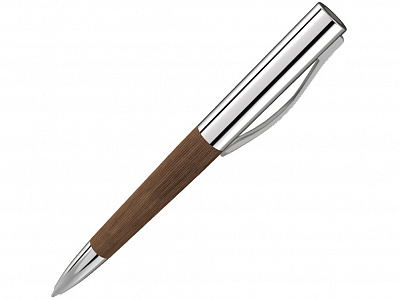Ручка шариковая Titan Wood (Коричневый/серебристый)