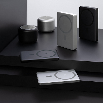 Беспроводная колонка Passion 80dB 600 mAh (Bluetooth 5.4), серебряная