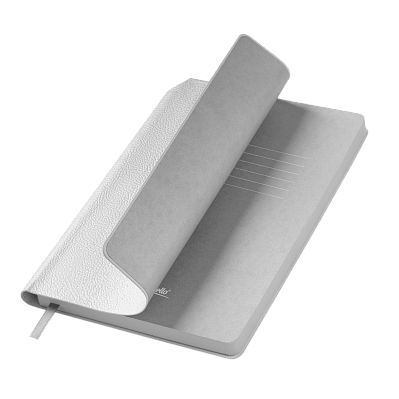 Ежедневник Molto недатированный, серебряный (Серебряный, серый, бежевый)