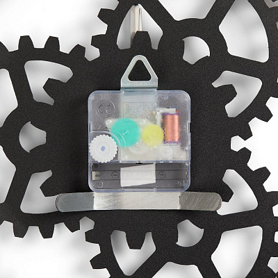 Часы «Ход времени», черные