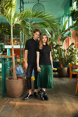 Рубашка поло Safran бирюзовая