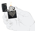 Зажигалка ZIPPO Armor® с покрытием Black Matte, латунь/сталь, чёрная, матовая, 38x13x57 мм - Фото 5