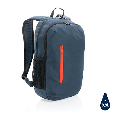 Рюкзак Impact Casual из RPET AWARE™ 300D (Темно-синий; оранжевый)