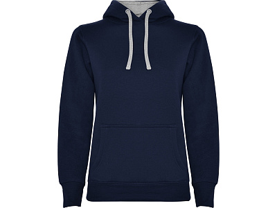 Толстовка с капюшоном Urban женская (Синий нэйви/серый)