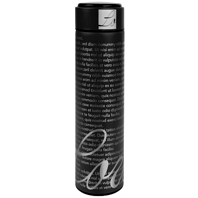 Смарт-бутылка с заменяемой батарейкой Long Therm, черная