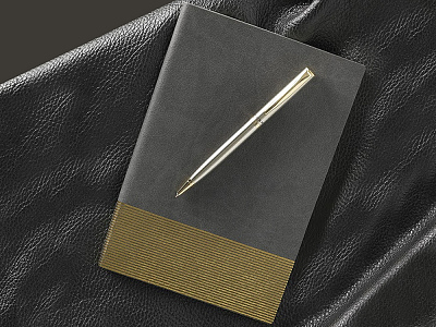 Блокнот А5 Gold lines