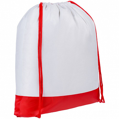 Рюкзак детский Classna, белый с красным (Красный)