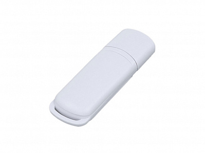 USB 2.0- флешка на 32 Гб с цветными вставками (Белый)