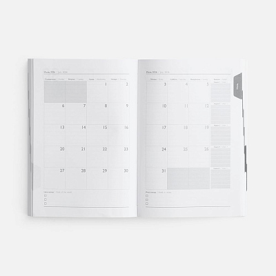 Ежедневник Baza, датированный, красный