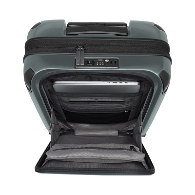 Чемодан VICTORINOX Spectra™ 3.0 Global Carry-On, темно-зеленый, поликарбонат Sorplas™, 40x20x55 см, 39 л