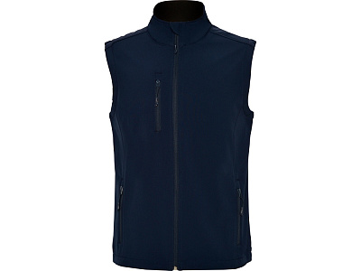 Жилет софтшелл Quebec, мужской (Синий нэйви)
