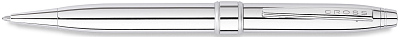 Шариковая ручка Cross Stratford. Цвет - серебристый.