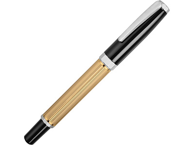 Ручка-роллер (Черный/золотистый)