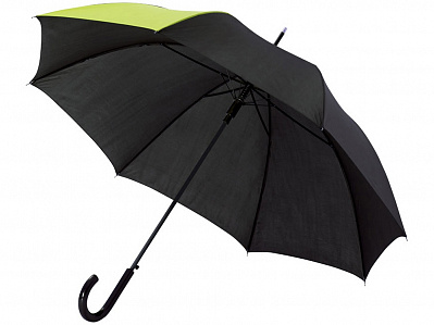 Зонт-трость Lucy (Черный/неоново-зеленый)