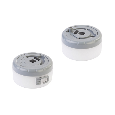 Фонарь-гирлянда "Twinkle", серый с белым