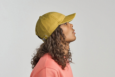 Бейсболка винтажная DIGG-S, 6 клиньев, металлическая застежка