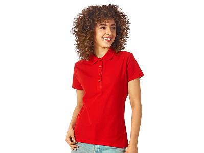 Рубашка поло First женская (Красный)