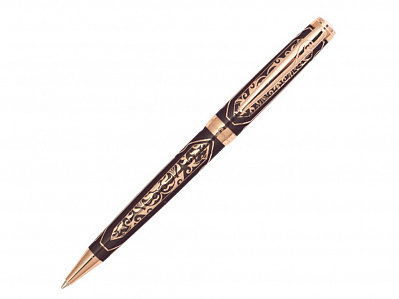 Ручка шариковая Renaissance (Коричневый/розовое золото)