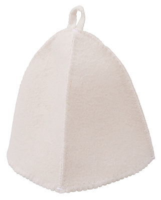 Шапка для бани и сауны Healing (Белый)