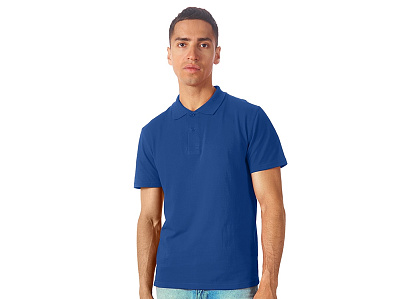 Рубашка поло First мужская (Синий классический)