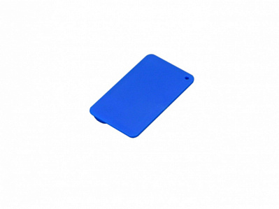 USB 2.0- флешка на 8 Гб в виде пластиковой карточки (Синий)