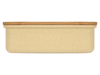 Ланч-бокс Lunch из пшеничного волокна с бамбуковой крышкой