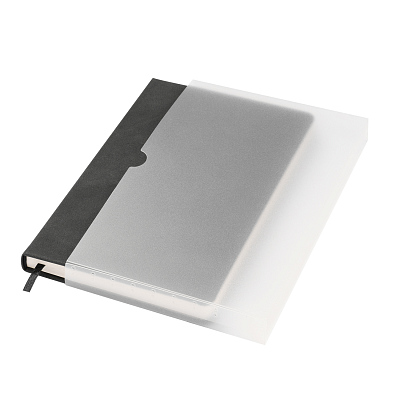 Ежедневник Стелла (Stella) недатированный с магнитом на обложке, черный