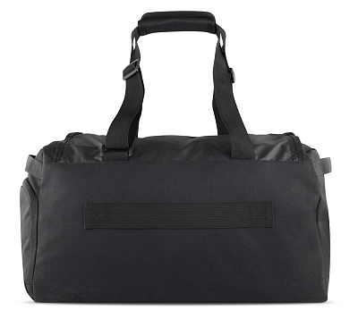 Сумка спортивная BUGATTI Blanc Delight, чёрная, нейлон RPET600D/тарпаулин/полиэстер, 47х23х28 см