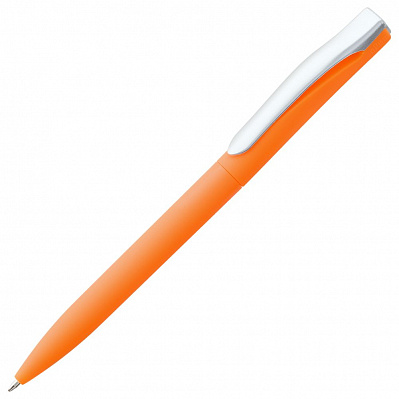 Ручка шариковая Pin Soft Touch, оранжевая (Оранжевый)