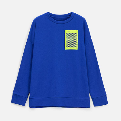 Карман из крупной сетки Pose, желтый неон