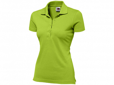 Рубашка поло First женская (Зеленое яблоко)
