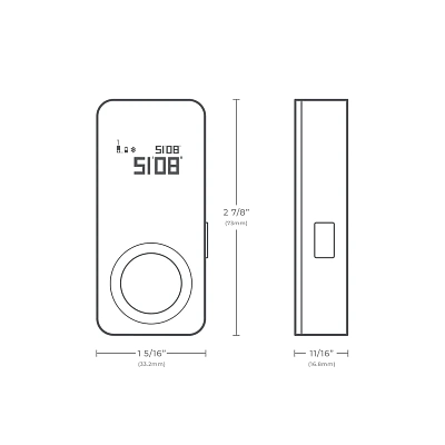 Лазерная рулетка HOTO Smart Laser Measure
