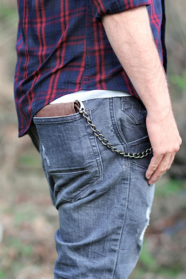 Бумажник KLONDIKE «Harry Bike», натуральная кожа в светло-коричневом цвете, 13 х 10 х 3 см