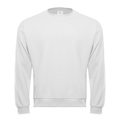 Свитшот унисекс STAN футер без начёса, 350, 96 (Белый)