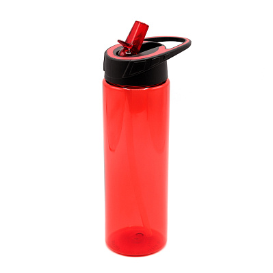 Пластиковая бутылка Mystik, красная (Красный)