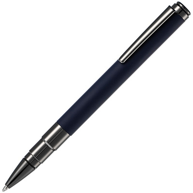 Ручка шариковая Kugel Gunmetal, синяя (Синий)