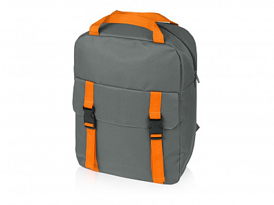 Рюкзак Lock с отделением для ноутбука (Серый/оранжевый)