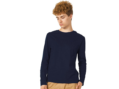 Лонгслив Porto мужской (Тёмно-синий)