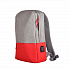 Рюкзак "Beam", серый/красный, 44х30х10 см, ткань верха: 100% полиамид, подкладка: 100% полиэстер - Фото 1