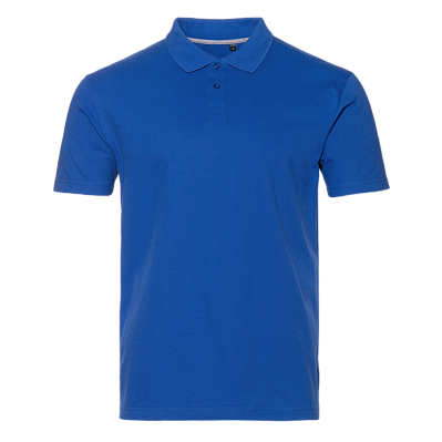 Рубашка поло унисекс хлопок 100%, 185, 04B (Синий)