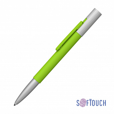 Ручка шариковая "Clas", покрытие soft touch  (Зеленое яблоко)