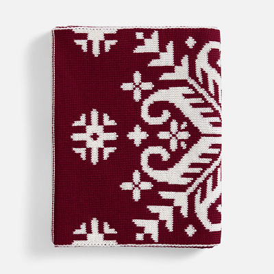 Шарф Wintertude L, красный с белым